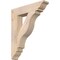 Ekena Millwork Funston Traditional Smooth Bracket, Douglas Fir, 3 1/2"W x 18"D x 22"H BKT04X18X22FST01SDF - alternate 1